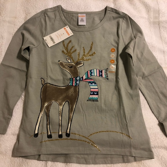 Gymboree Other - NWT Gymboree Deer Long-sleeve Tee
size 10.
100% Cotton